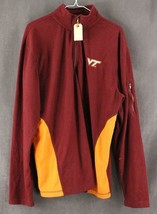EUC Virginia Tech VT Hokies Logo Stadium Athletics Fleece Jacket Unisex XL - £9.29 GBP