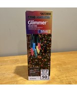 Glimmer LED Mini Christmas lights Multicolor Set of 50 - 16.3ft Gemmy Li... - $27.02 CAD