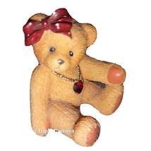 Vintage Cherished Teddies Birthday Birthstone Bear Enesco July 1996 P. H... - £19.51 GBP