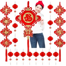 Chinese New Year Decorations 2024, Chinese Knot Fu Character Hanging Ornaments,  - £40.71 GBP