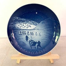 Vintage Royal Copenhagen 1972 Christmas Plate, Christmas in Greenland, B... - $27.00