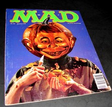 MAD Magazine 316 Jan 1993 VG Alfred E Neuman JACK O LANTERN Head Carving... - $11.99