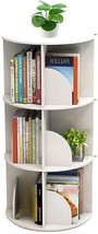 Design And Toytexx Inc. 3 Tier 360° Rotating Stackable Shelves Bookshelf - £102.52 GBP