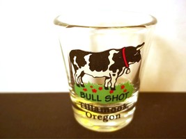 Tillamook Oregon souvenir shot glass Bull Shot - $5.94