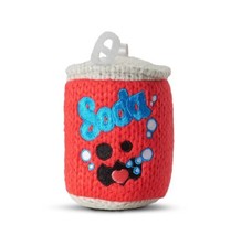 Ami Amis 4&quot; Fizzles the Soda Can Crochet Plush Wave 1 Common NWT - £9.64 GBP