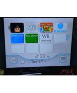Nintendo Wii Bundle Black Console 2 Controllers 5 Games Sensor All Cables - $2,797.07 MXN