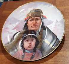 The Chippewa Nation - Native American Indian w/ Child Collector Plate from Vague - £19.75 GBP