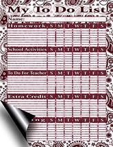Chore Chart/Weekly Planner/to Do List/Message Board - Magnetic Dry Erase - Full  - £7.55 GBP
