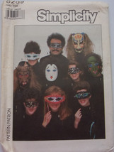 Simplicity Halloween Masks Blue Ink Transfers One Size #8289 Uncut - £4.70 GBP