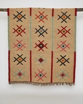 Kilim Rugs Wool Jute Area Runner Traditional Bohemian Vintage Handmade Custom - £51.96 GBP