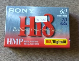 Sony Hi8 Digital P6-60HMP Digital Video Camcorder Videotape Casette NIP New - £9.12 GBP