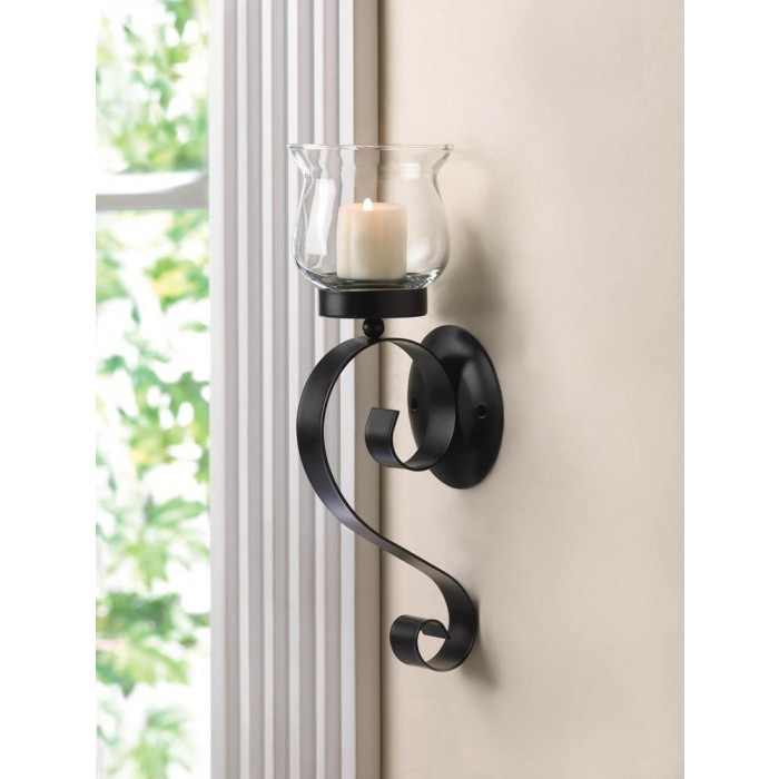SCROLLING CANDLE SCONCE - $31.00