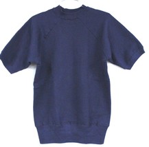 VTG 1950s Jockey Navy Blue Short Sleeve Sweatshirt NWOT Sz M 100% Cotton... - $173.25