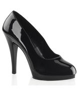 SALE PLEASER Sexy 4 1/2&quot; Heels Classic Pumps Black Womens Evening Shoes 16 - €37,00 EUR