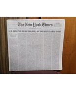 New York Times Newspaper Sunday May24 2020 US Death Near 100,000 Late Ed... - $69.29