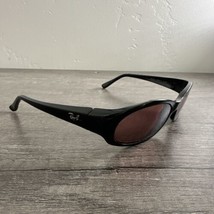 Ray Ban Sunglasses RB4002 Daddy-O 601/82 Black Wrap FRAMES ONLY Italy - $29.87