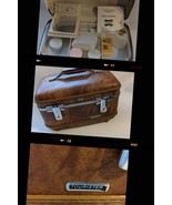 Samsonite Silhouette Tourister Brown Makeup Train Case Carry On Luggage ... - $74.24