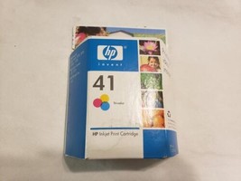 Genuine HP Tri Color 41 Inkjet Print Cartridge Brand New Sealed - $6.83