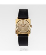 Vintage 14k or Jaune Jules Jurgensen Montre Automatique W/Cadran Champagne - €1.482,18 EUR