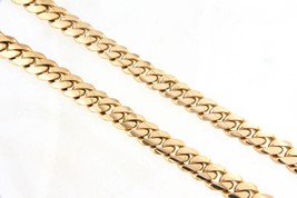 12.8mm Men&#39;s Chain 10kt Yellow Gold 420610 - £7,894.20 GBP