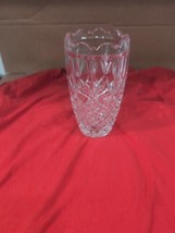 Exquisite Crystal Clear Industries 24% Lead Crystal Vase 7 1/4 Made In Germany - £15.56 GBP