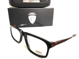 New Charriol Sport Titanium SP 23040 SP23040 C1 54mm Black Men Eyeglasses Frame - £117.26 GBP