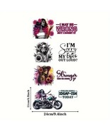 14pc Chic Girl-Themed UV DTF Cup Stickers - Waterproof, 3D Transfer Deca... - $186.21 MXN