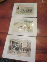 Rare Set Of 3 Place Mats From The Jack Russell Pub In Swimbridge England - £9.01 GBP