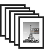 11x14 Picture Frame Set of 5 Display Pictures 8x10 with or 11x14 Without... - £39.44 GBP