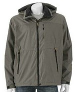Mens Jacket Hooded Weather Resistant UPF50 Gray Hemisphere Tracker Winte... - £62.76 GBP