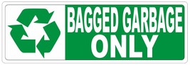 Bagged Garbage Only Sticker D7267 - £2.35 GBP+