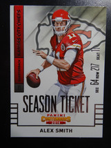 2014 Panini Contenders Season Ticket #31 Alex Smith Kansas City Chiefs Card - £0.78 GBP