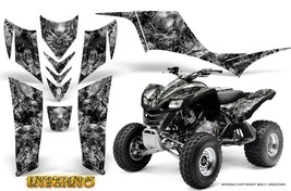 Kawasaki Kfx 700 Graphics Kit Creatorx Decals Inferno Silver - £138.62 GBP