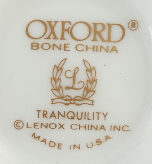 Lenox Tranquility Orphan Cup Oxford Bone China New Item image 3