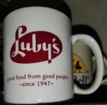  LUBY&#39;S SPECIAL &quot;Good Food From Good People&quot; Since 1947 COFFEE CUP MUG - £10.08 GBP