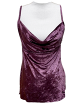 Free People All Night Velvet Tunic Fig Jam Purple Size XS MSRP $68 NWT 2205-06 - £27.47 GBP