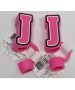 Lot of 2 Target Letter J Monogram Initial Straw Cover Topper Bullseye Pl... - $9.89