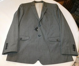 Murano Modern Comfort XLA Men&#39;s L large Sport Jacket Coat Gray 2 button ... - $197.99