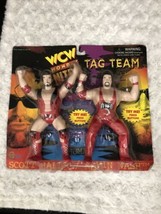 Wcw Nitro Nwo 1997 Toymakers Figures Scott Hall And Kevin Nash Outsiders In Box - £58.98 GBP