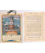 Calendar 1923 Long Life To America&#39;s Shrines - £12.71 GBP