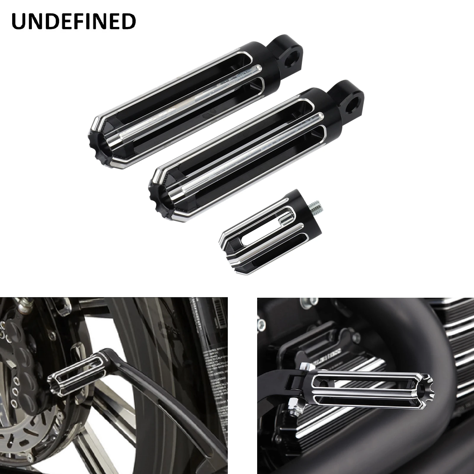 Motorcycle Black Foot Pegs Shifter Peg For Harley Sportster XL883 1200 T... - $22.78+