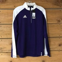 adidas Men&#39;s Climalite Modern Varsity 1/4 Zip Jacket Size S - £34.80 GBP