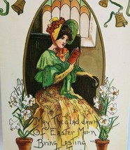 Victorian Easter Postcard HBG HB Griggs Vintage Original Embossed L&amp;E Serie 2226 - £32.38 GBP