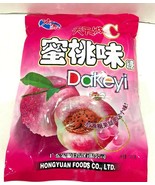 1/4/12 Bags, PEACH Hard Candy by Hong Yuan 12.35 oz Fast Shipping - $15.03 CAD+
