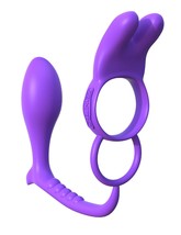 Anal Fantasy ASS-GASM C Ringz Plug Vibrating Rabbit Ring P Spot Massager - £32.65 GBP