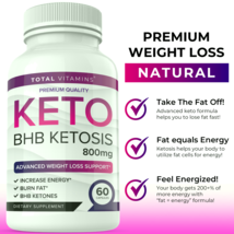 Keto BHB Ketosis Pills Diet Pure Keto Burn Fast Exogenous Ketones Weight Loss - £18.86 GBP