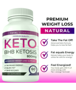 Keto BHB Ketosis Pills Diet Pure Keto Burn Fast Exogenous Ketones Weight... - £18.88 GBP