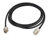 Uhf Pl259 Male To So239 Female Rg58 Antenna Extension Coax Jumper Cable ... - $25.99