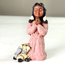 VTG The Storybook Collection By Carolin Carpin African Girl Praying W Sh... - $37.03 CAD