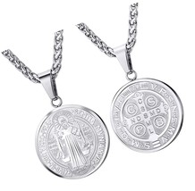 Medal Necklace 18K Gold or 316L Stainless - $44.18